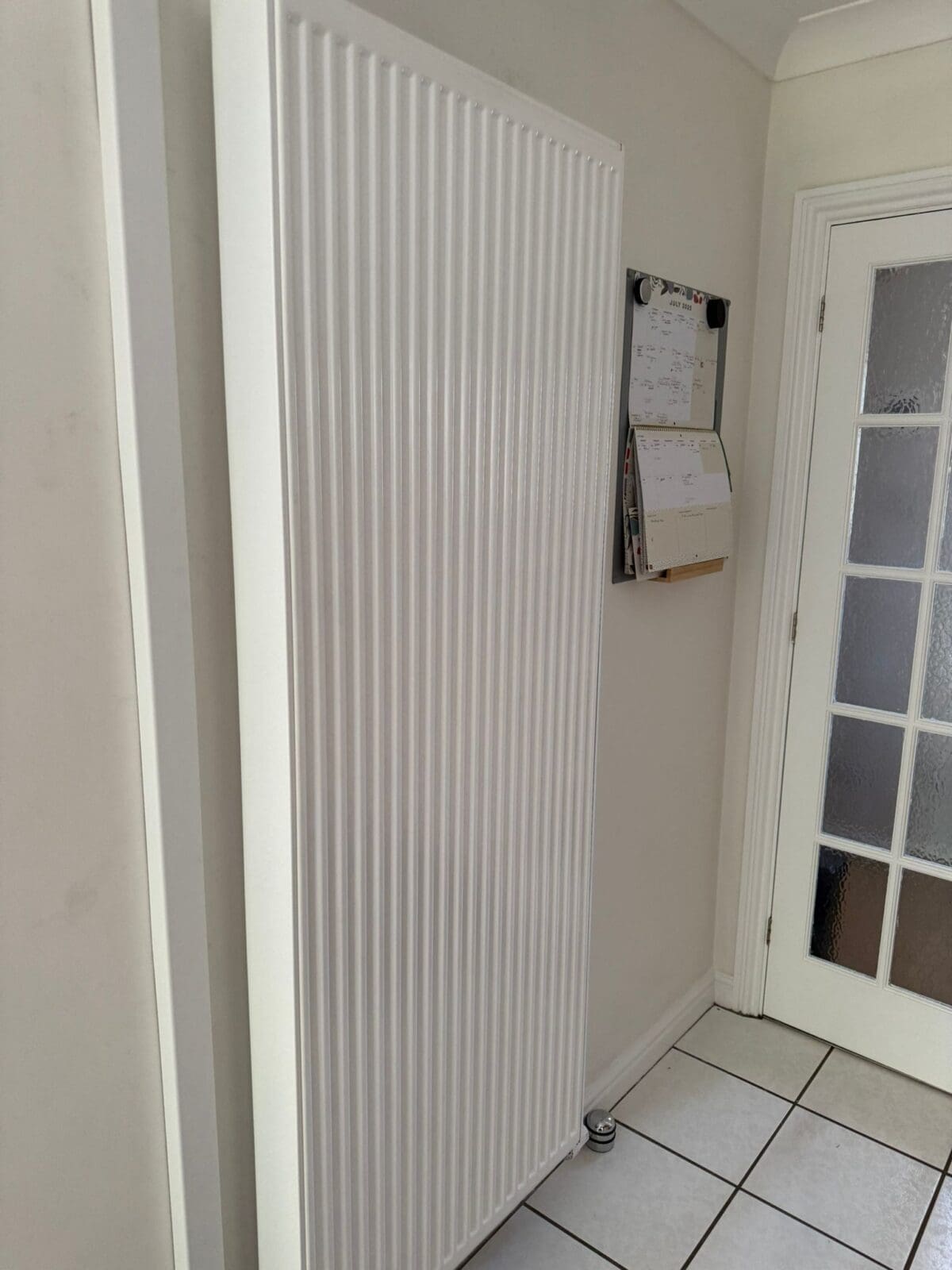 Large scale radiator installed by Humphrey and Crockett in Andover